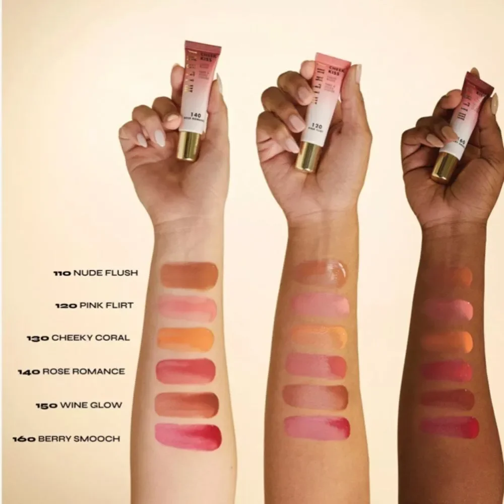🦋 Milani 120 Pink Flirt Cheek Kiss Liquid Blush New FullSz